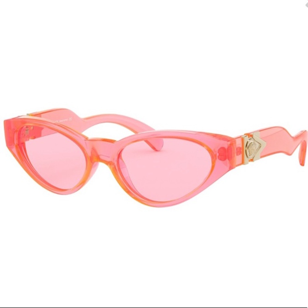 Versace Pink Fluo Transparent Sunglasses VE4373